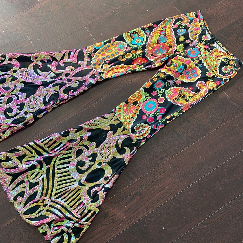 Disco Lemonade Flare Pants
